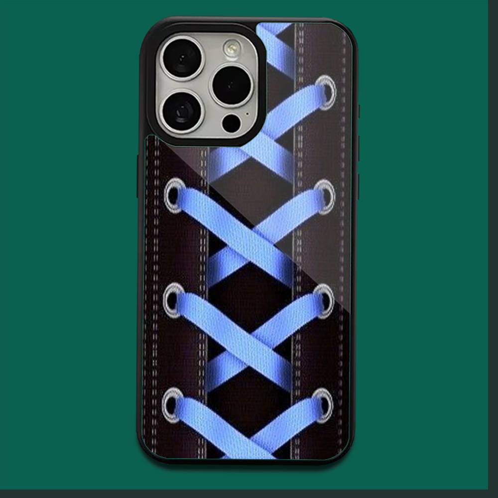 

Персонализированный чехол для телефона с узором шнурков кроссовок для iPhone17,16,15,14,13,12,11,Plus,Pro,Max,Mini, MagSafe, магнитная беспроводная зарядка iPhone15promax