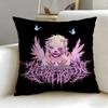 popular singer Jazmin Bean Cushion Cover Soft  EasyWash Pillow Case  Versatile for Couch Bed Travel and Office