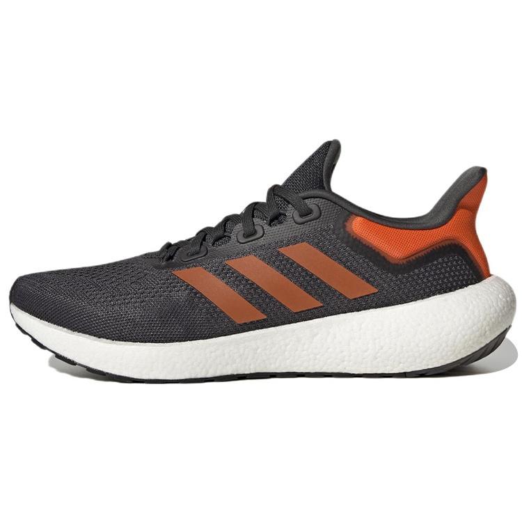 adidas Pure Boost 22 Shoes  Carbon / Impact Orange  Men s GW9155 EU 36