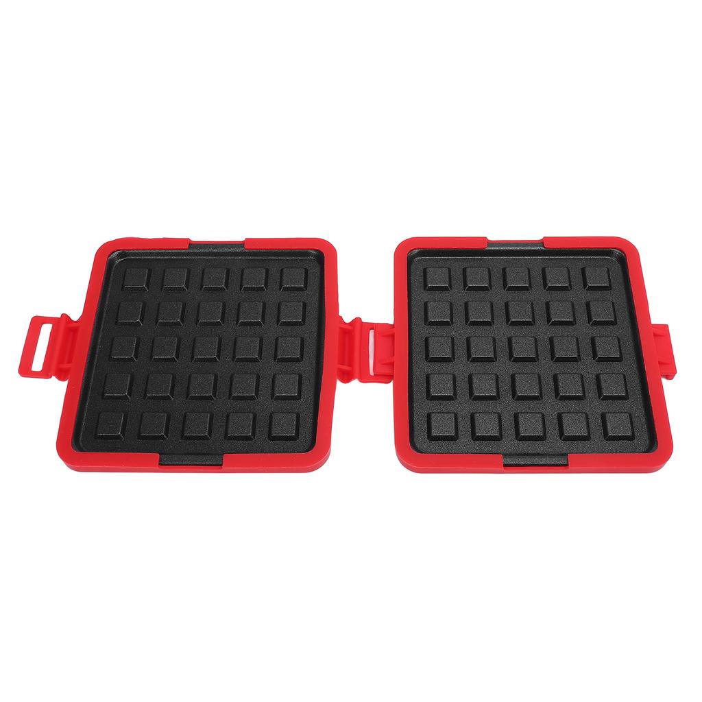 Mikrowellengeeigneter Toaster, kabellos, antihaftbeschichtet, multifunktionaler Mikrowellen-Sandwichmaker für Waffeln