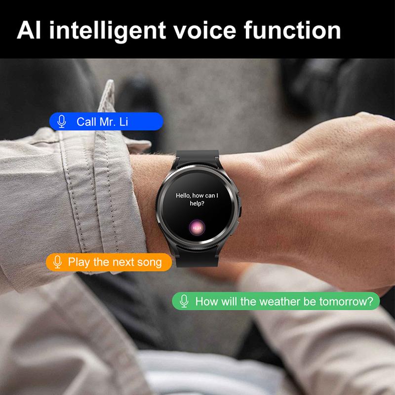 2025 Neu 1,46 Zoll 360*360 HD Auflösung Smartwatch Damen Herren Sport Fitness Gesundheit Wasserdicht Bluetooth Anruf Smartwatch