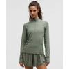 It S Rulu claSSic fIt Half Zip Willow Leaf