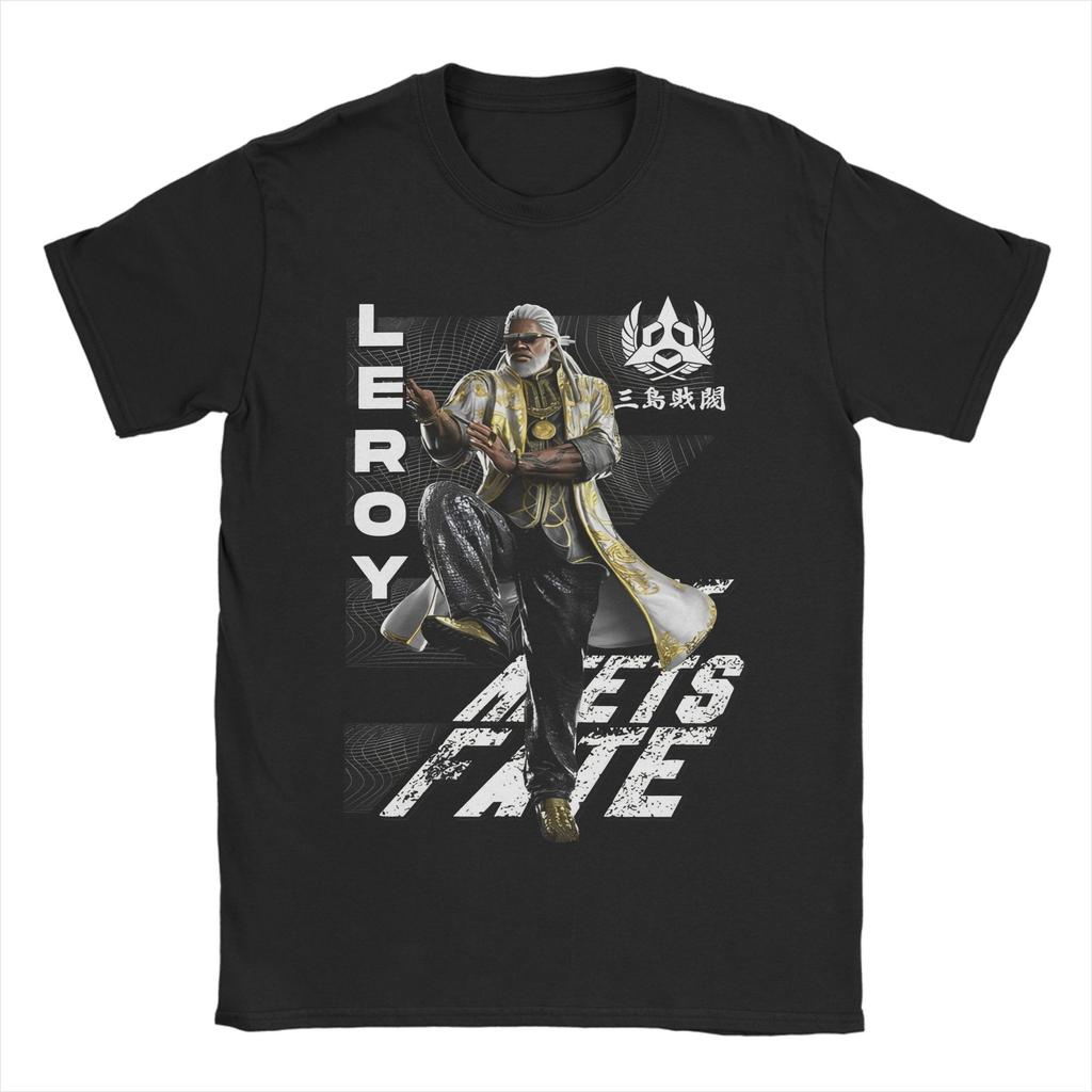 Tekken 8 Kazuya Gaming TShirt Unisexs Cotton Tops Funny Round Neck Short Sleeve