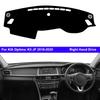 Car Inner Dashboard Cover For KIA Optima K5 JF 2016 - 2020  Auto Dash Mat Carpet Cape Anti-sun Sun shade Dashmat 2017 2018 2019