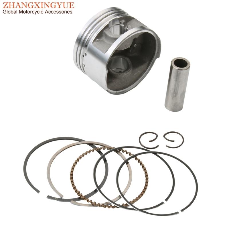 Scooter 51.5mm Piston Kit For Yamaha XC125 ZY125T Cygnus125 1997-1999 Cygnus R 125cc 4T 2000-2003 Vino125 2V 4CW-E1631-12-A0