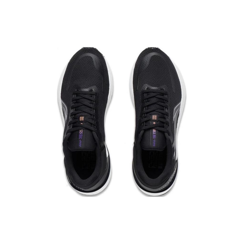New LiNing YueYing 2.0 Durable Breathable Low Top Running Shoes Men's Black ARHT001-3