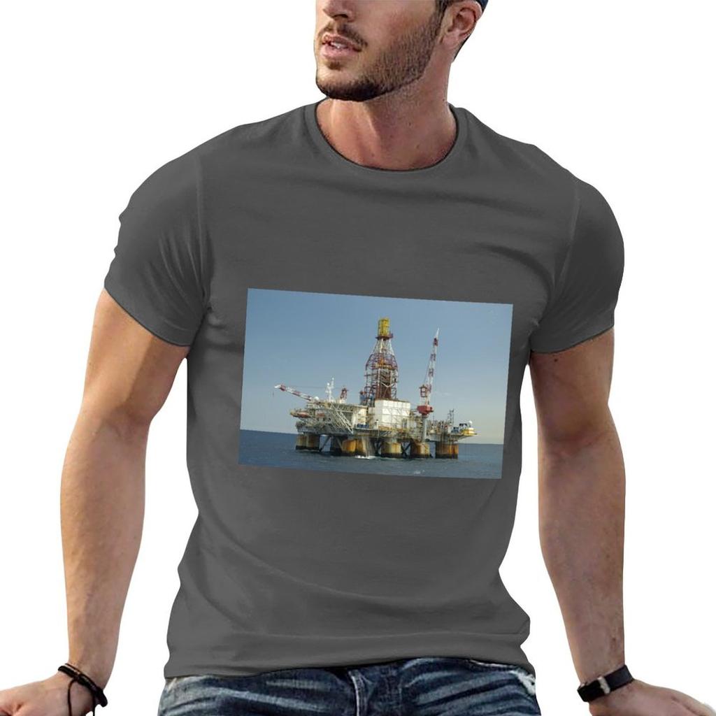 Ocean Oil Rig Tshirt Unisex T Shirts High Quality Luxury Brand Unisexs Graphic T Shirts T Shirt For Unisex Tshirt