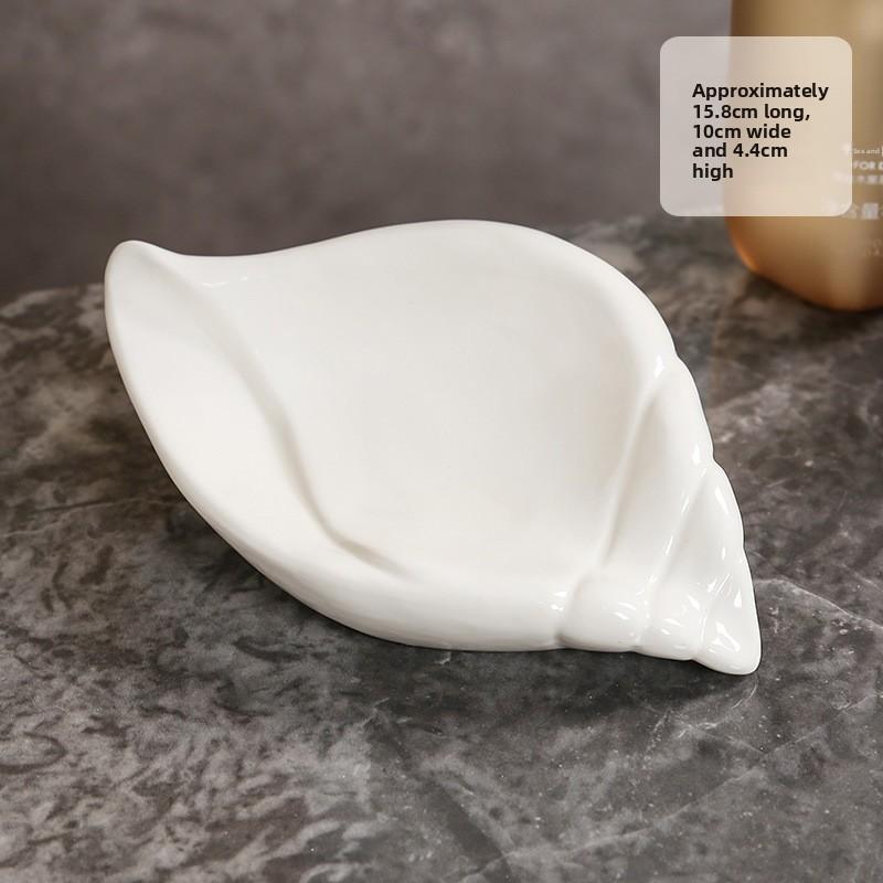 Ceramic soap box creative cute bathroom household soap dish holder anti-water sink soap box