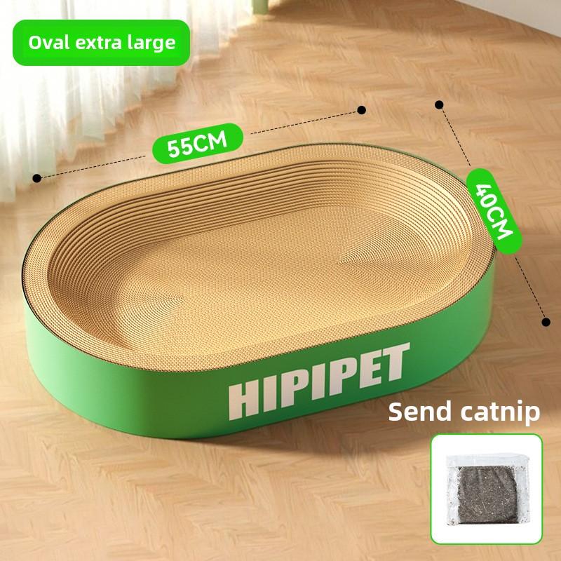 Cat Oversized Big Mac English Logo Cat Scratching Board Wear-resistant and Scratch-resistant Corrugated Cat Litter Integrated Pet Cat Toy