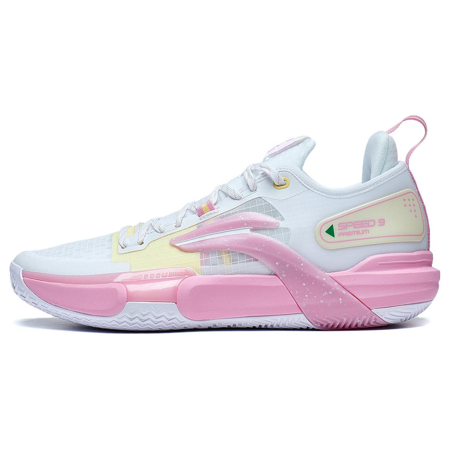 Li-Ning Speed 9 PRM White Pink Men s ABAT023-1 EU 45