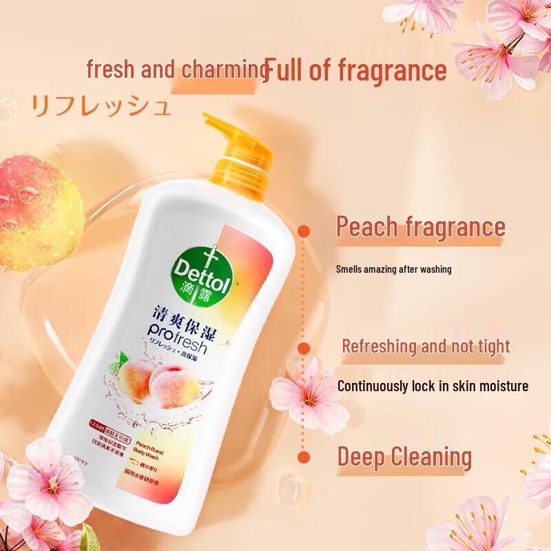 Dettol Sweet Peach Refreshing Shower Gel