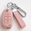Leather Car Key Case Bag For ix25 ix35 i10 i30 Solaris Tucson Sonata Santa Fe Sport Mistra Elantra Creta Verna 2015-2018