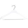 Sawafuji Clothes Hanger Gallery Formal Capella B2P Snow White, 420mm Wide, Set of 2, Slim Fit, Non-Slip Bars for Jackets, Suits, Uniforms, Slacks, and