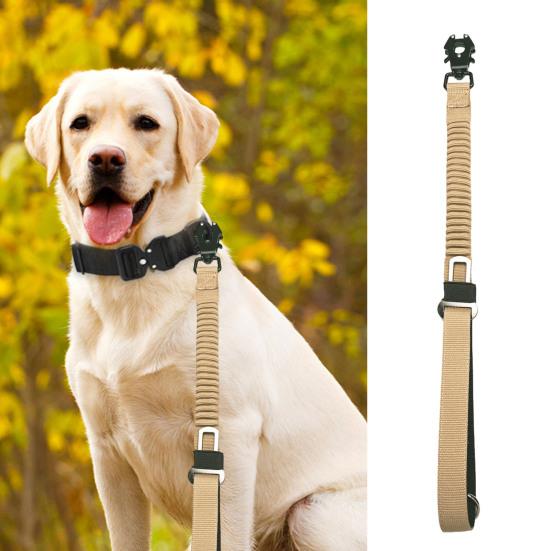 Tactical Dog Leash 25" Heavy Duty Shock Absorbing Bungee Dog Leash