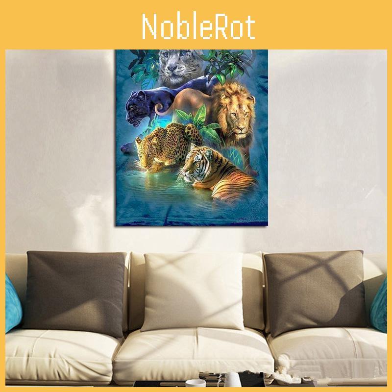 Exquisite 30x40cm Diy Dimond Painting With Four Holy Beasts Full Drill Canvas