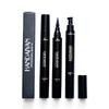 HANDAIYAN 2 In 1 Eyeliner Stamp Micro-Precision Triangle Tip Waterproof Carbon Black Formula