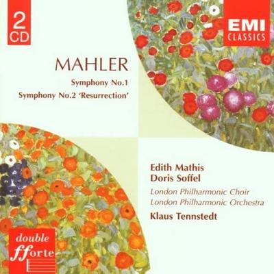 CD MAHLER, LPO; TENNSTEDT - Mahler;Symphonies 1 & 2 5741822,7243574 EMI Classics 2000 Europe Classical Used