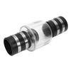 Quiet Sump Pump Check Valve Clear Silent 2in PVC Pipe Backflow Valve with Spring Loaded Flapper