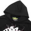 High-Quality Spider Web Foam Print Hoodie Loose Fit Streetwear Sweatshirt Young Men