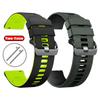 22mm silikonový řemínek na hodinky pro COROS APEX 46mm 2 Pro/PACE Pro 3 Náhradní měkký náramek pro Xiaomi Watch S4 Sportovní náramek Correa