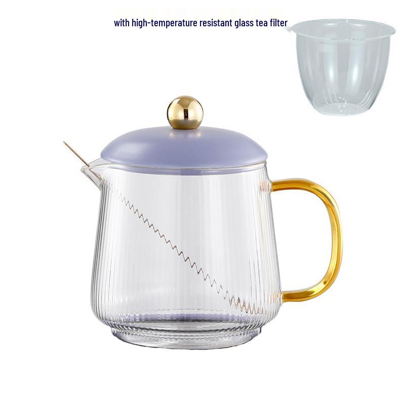 Large Capacity Electric Glass Kettle for Herbal Tea & Hot Milk