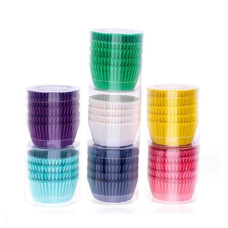 100 Stück Muffins Papier Cupcake Förmchen Backförmchen Hüllen Muffinförmchen Kuchenförmchen Dekorationswerkzeuge Küchen Kuchenwerkzeuge DIY