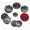 7Pcs ABC Car Fiber Style Car Logo For BMW G30 G31 G38 G11 G12 G20 G28 F10 F48 F49 G01 F20 F21 F22 Wheel Rim Decoration Cover