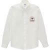 Loose Fit Cotton Printed Long Sleeve Shirt Men Shirts White 3057111-061