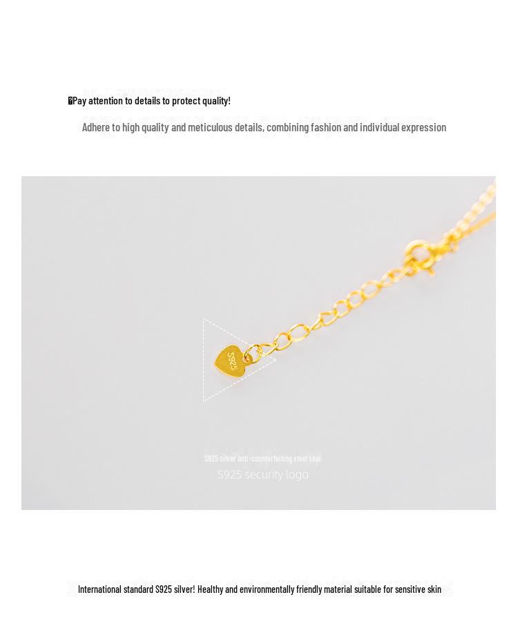 925 Silver Peace Lock Necklace with Hetian Jade & 14K Gold Clavicle Chain, Featuring a Retro Ruyi Longevity Lock Pendant for Women.