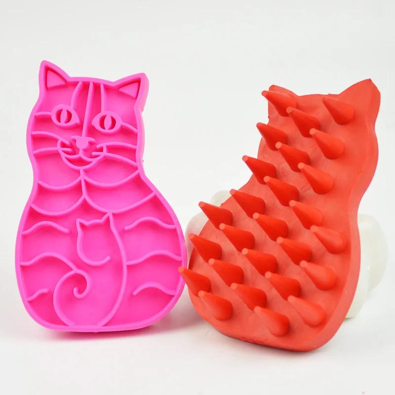 

Щетка для собак Линька Короткая шерсть Массаж для кошек Уход за шерстью Массажная щетка Купание домашних животных Мытье Расческа Чистка Инструмент для ухода за домашними животными