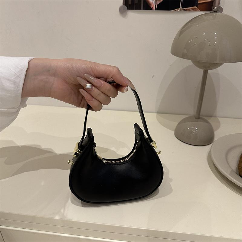 

Однотонная ретро нишевая дизайнерская сумка для мобильного телефона женская индивидуальность досуг поездки осень новая модная сумочка чёрный