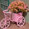 Miniature Garden Mini Bicycle Ornaments Decoration Artificial Flowers Ornaments  Office