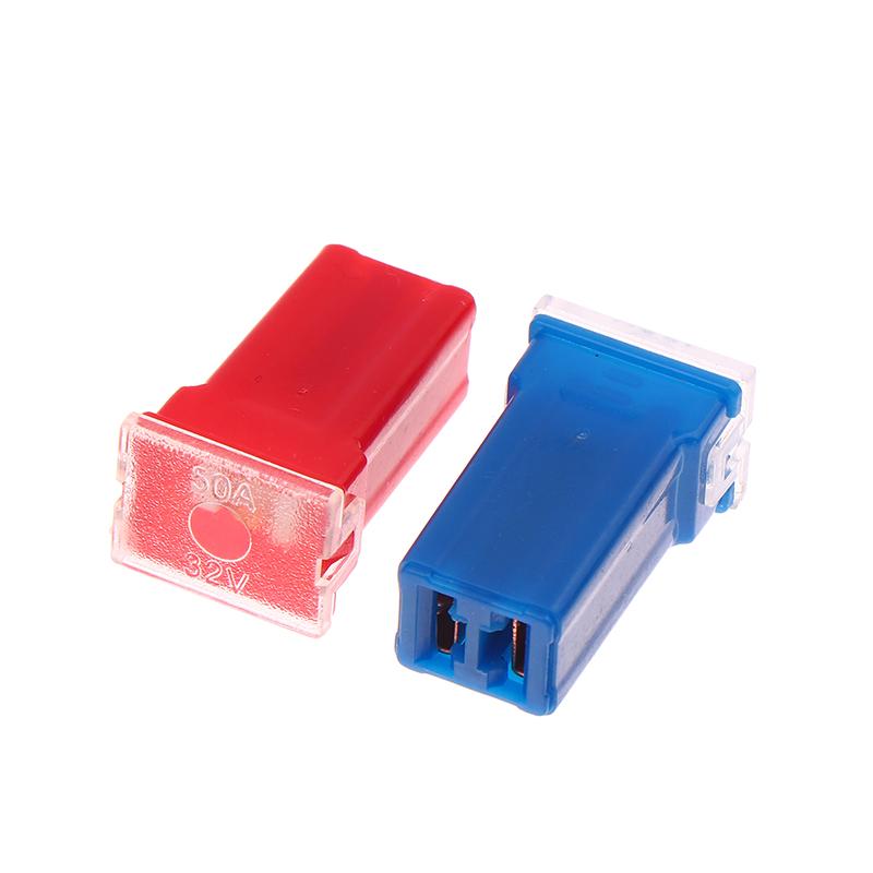 5Pcs Mini Square Fuse 20A 30A 40A 50A 60A Set Automotive Car Fuse With Plastic Box Assortment Auto Fuse