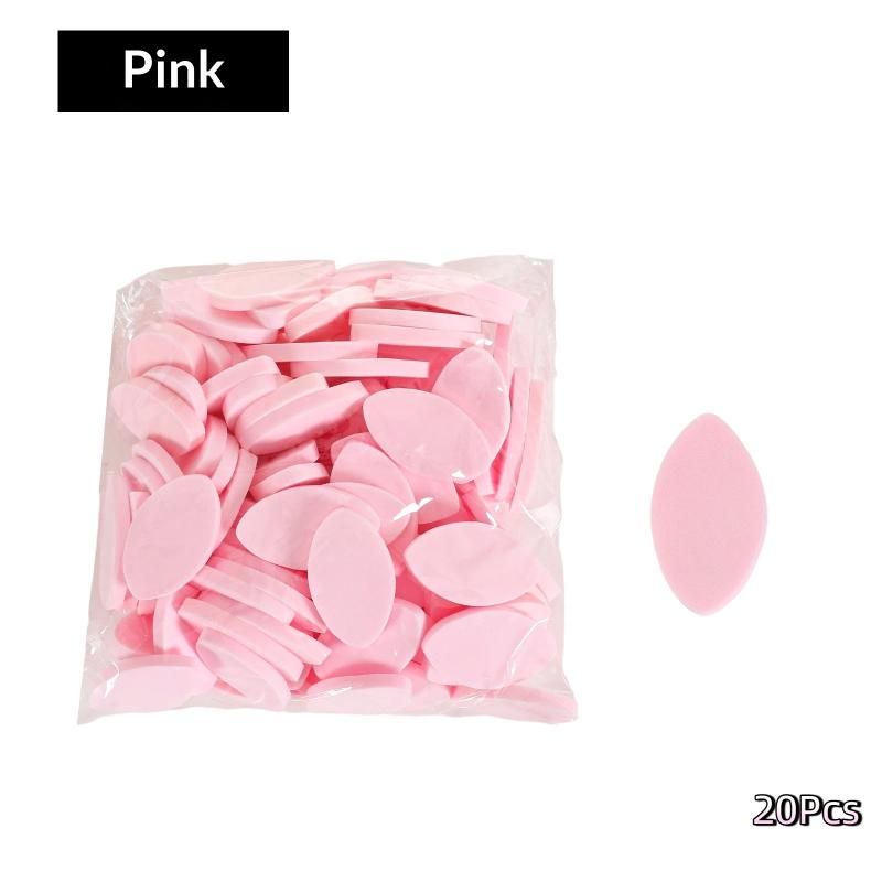 20/50Pcs Soft Sponge False Eyelash Pads Colorful Reusable Makeup Puffs Lash Map Chart Wispy Lashes For Beginner Training