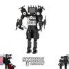 Tv Toilet Skibidi Man Building Blocks Diy Puzzle Toys Home Decor Gifts Birthday