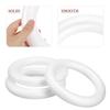 3Pcs Circular White Foam Ring Decorative DIY Craft Supplies for Kids Party Handmade Wreath Materials Accessories