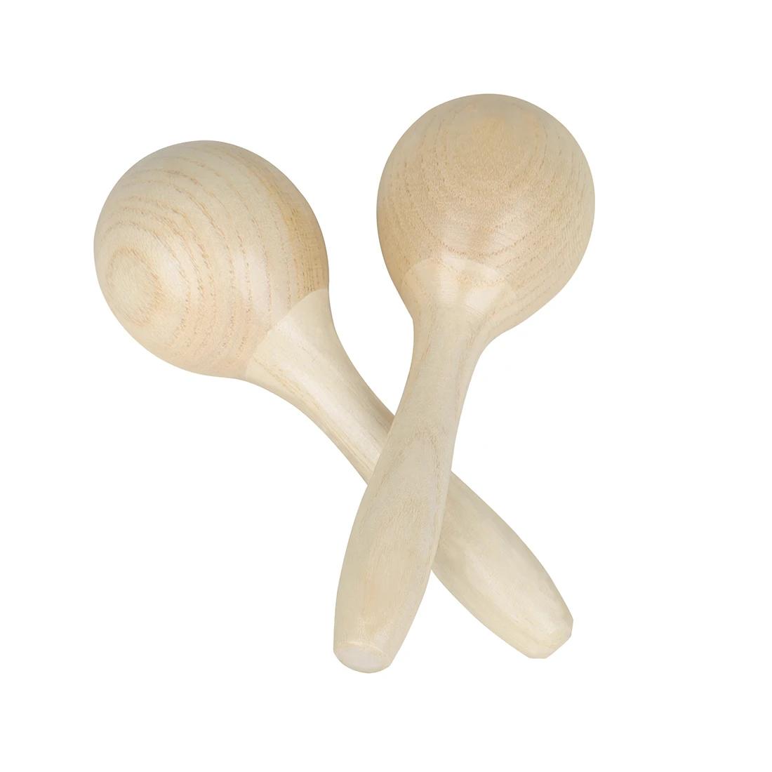 IRIN Spruce wood Maraca Baby Toys Early Education Toy for Children s Music Enlightenment Children Orff Percussion Instruments