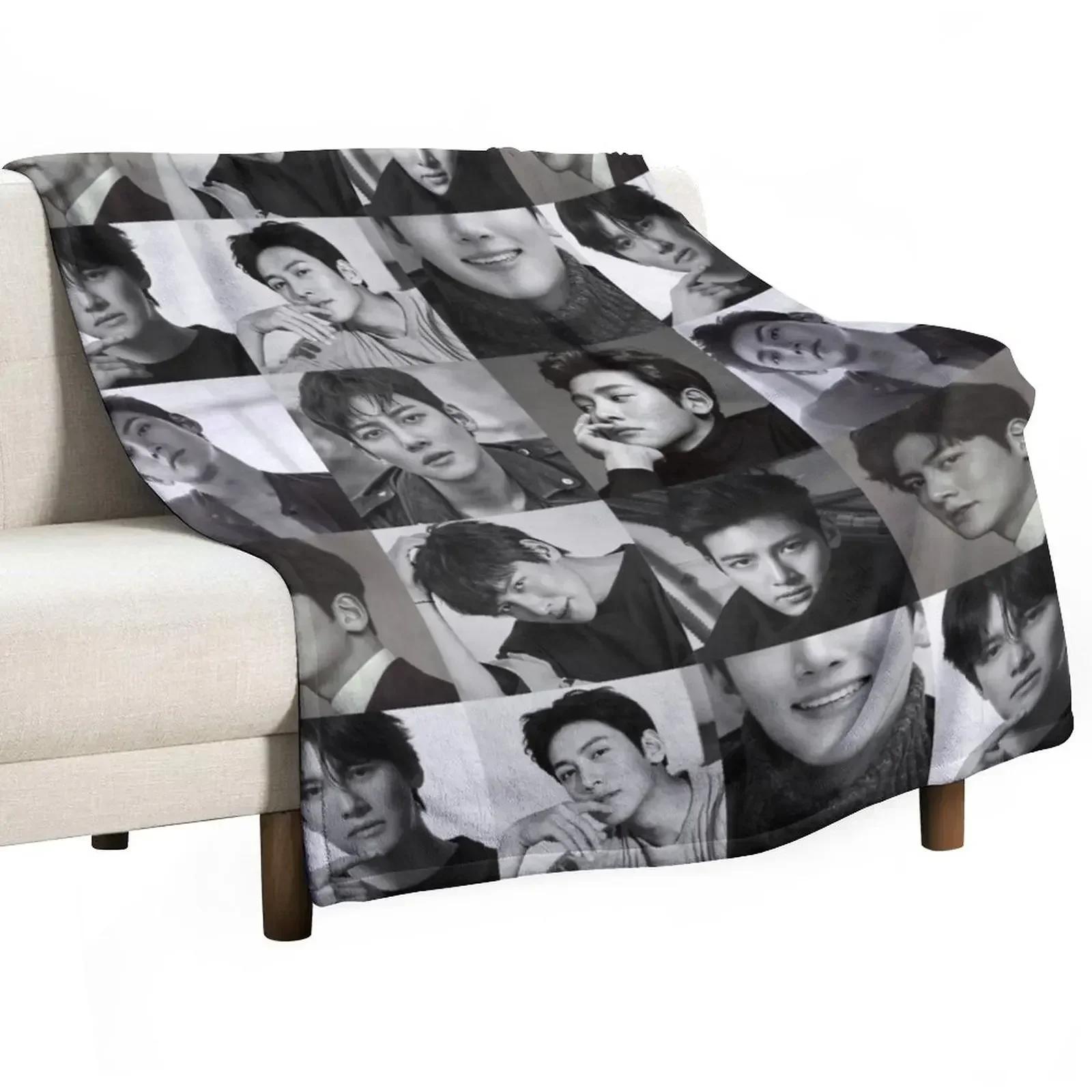 

Ji Chang Wook Collage Throw Blanket Vintage for babies Blankets 30x40in