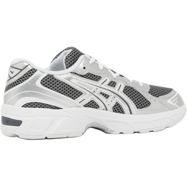 Asics Gel-1130 Sport Style Comfortable Soft Low-Top Running Shoes Kids Sneakers Silver Gray 1204A169-020
