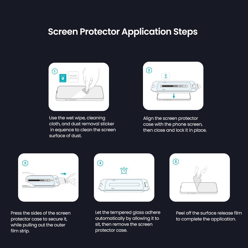 Nillkin For iPhone 17 Pro Max Air H+PRO Anti-Explosion Tempered Glass Phone Screen Protector film