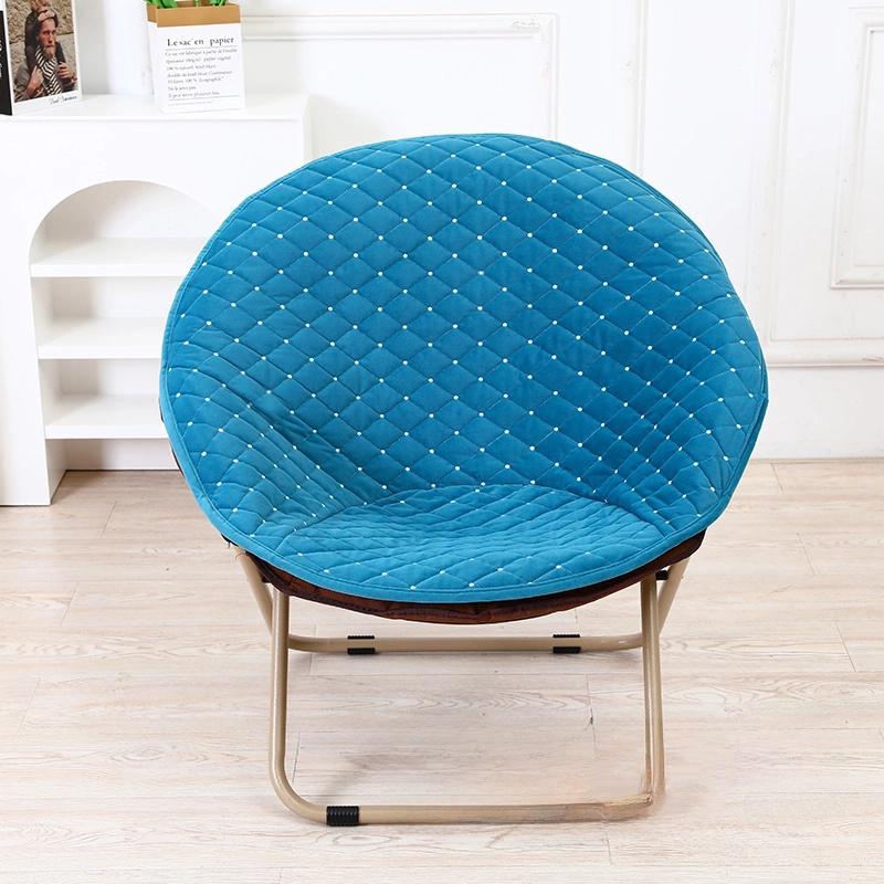 Round Saucer Chair Cover Universal Moon Sauce Chair Protector Cover Lazy Slipcovers Camping Chair Replacement Seat Cushion