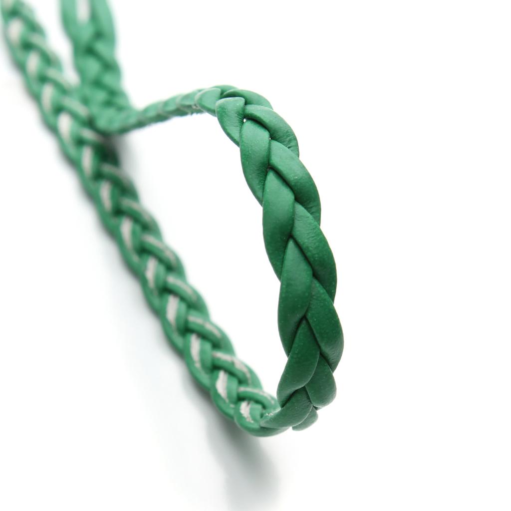 10 Iarde/lotto Corde Colorate Intrecciate in Pelle PU 5mm Piatte Filo Corda DIY per Creazione Gioielli Braccialetto Collana Catena Borse Materiali