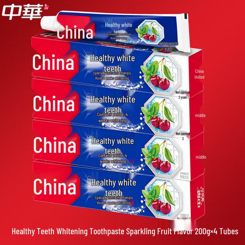 Zhonghua Healthy White Fruit Flavor Toothpaste