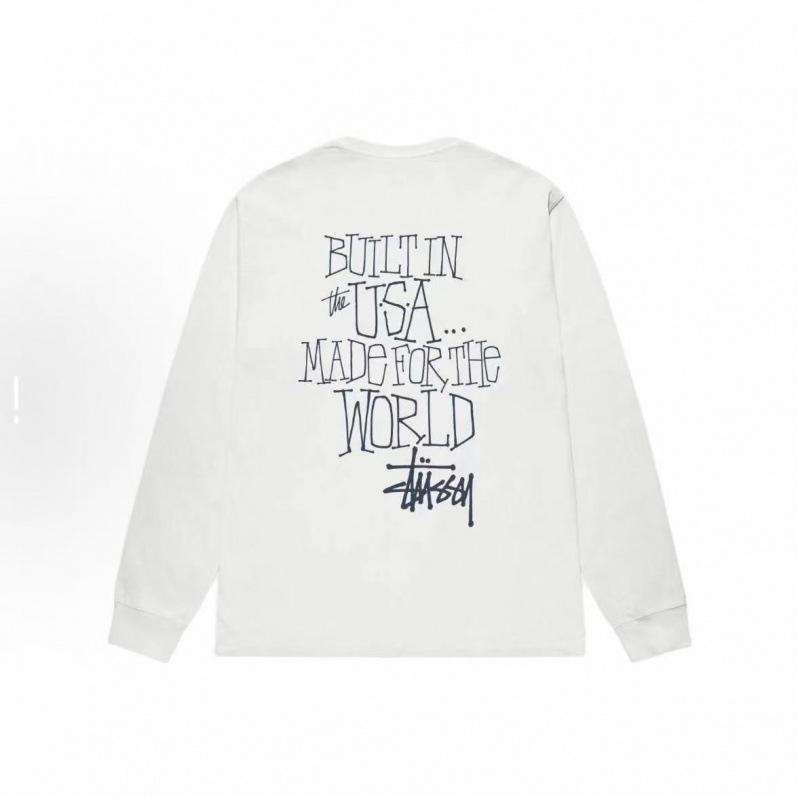 Sudadera Unisex con Estampado Stusy de Algodón Puro con Cuello Redondo - Estilo Moderno, Holgado y Casual