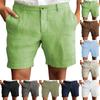 Men's Linen  -  Breathable  -  Outdoor Zippered Buttoned Shorts