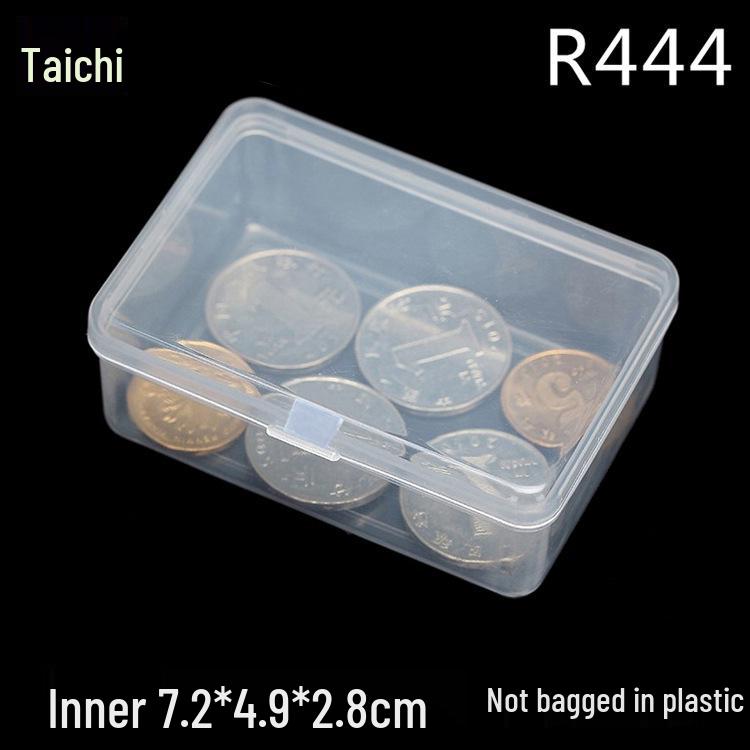 Rectangular Transparent Plastic Storage Box for Accessories and Screws
