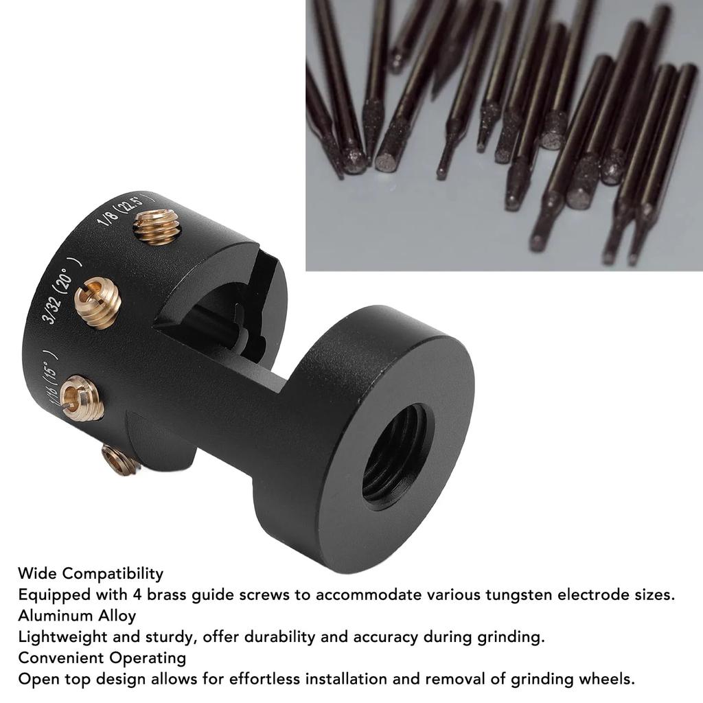 Narzędzie Głowica Ostrzałki Wolframowej TIG Wygodna Obsługa Lekka Głowica Ostrzałki Wolframowej do Spawania TIG Precyzyjne Spawanie TIG