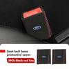 For Ford Car Seat Belt Buckle Clip Protector Suede Anti-Scratch Cover Auto Accessories Escort KA Flex Everest KA Expedition