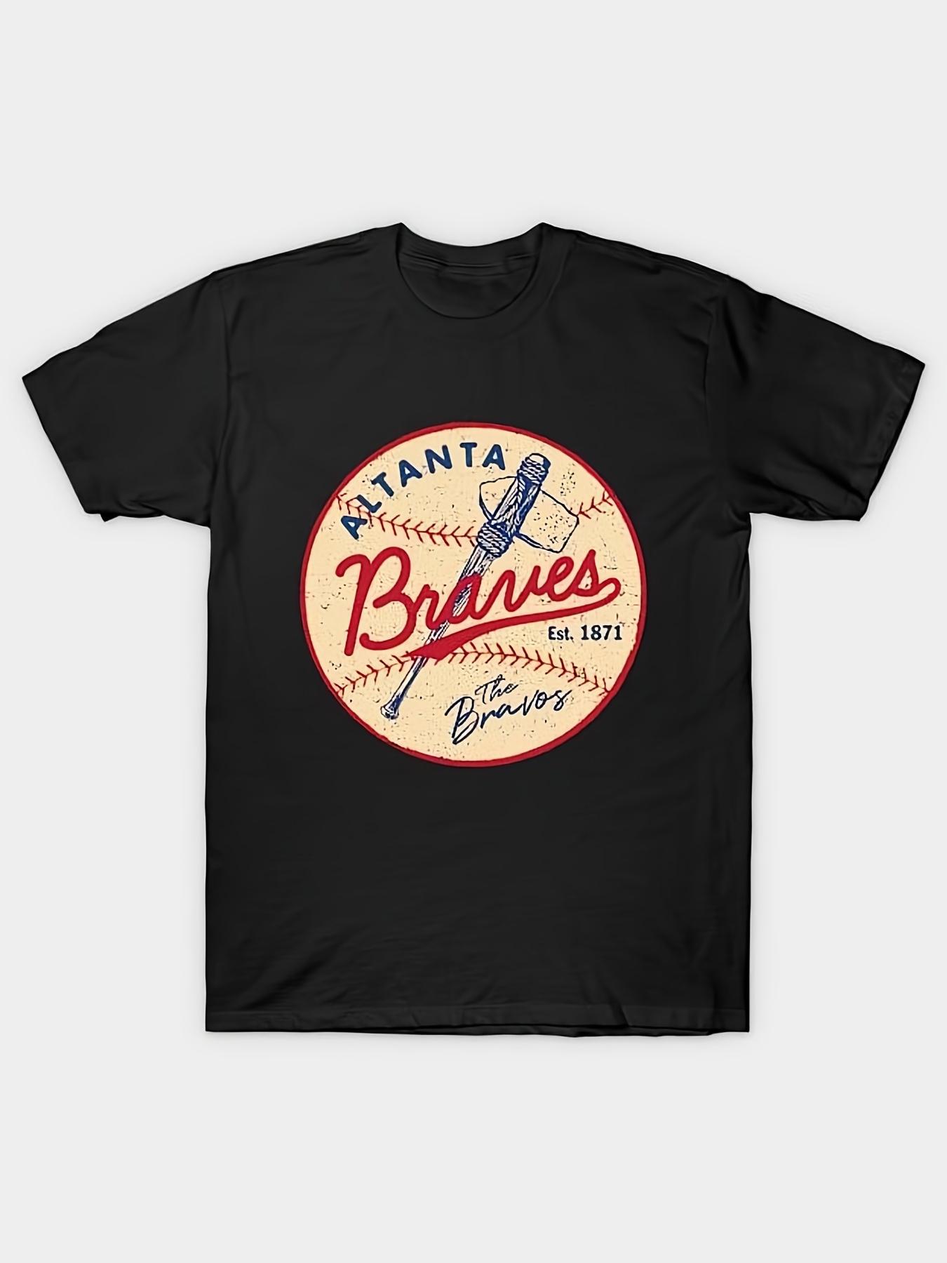 Men s Atlanta 1977 Vintage Print T-Shirt - Comfortable XL