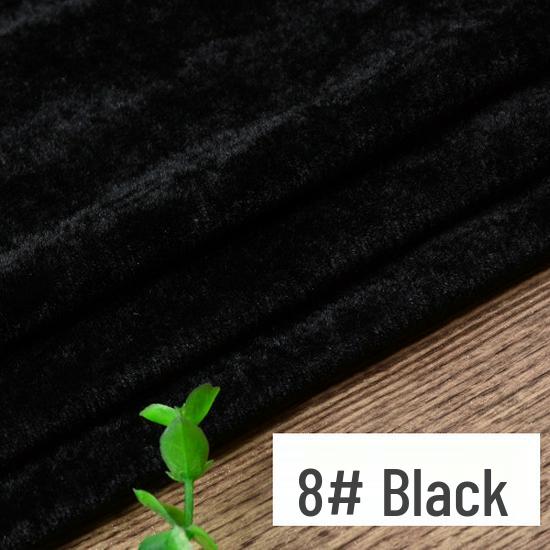 Jednobarwna tkanina aksamitna w kolorze złotym do zasłon scenicznych, obrusów, tkanin dekoracyjnych i projektów DIY